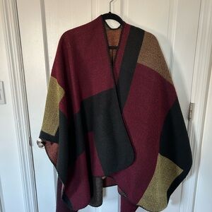 Express Multicolor Knit Wrap